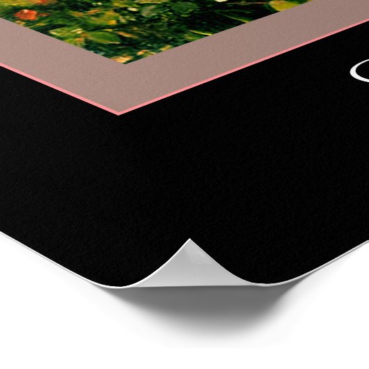 Gather Ye Rosenknospe Poster (Ecke)