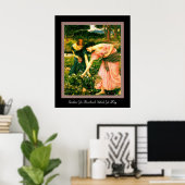 Gather Ye Rosenknospe Poster (Heimbüro)