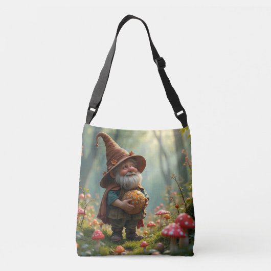 Gatherin Mushrooms Tragetaschen Mit Langen Trägern (Rückseite)