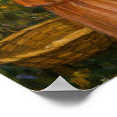 Gathering Almond Blossoms by Waterhouse Poster (Ecke)