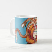 Gathering Flowers with a Dragon Kaffeetasse (Vorderseite Links)