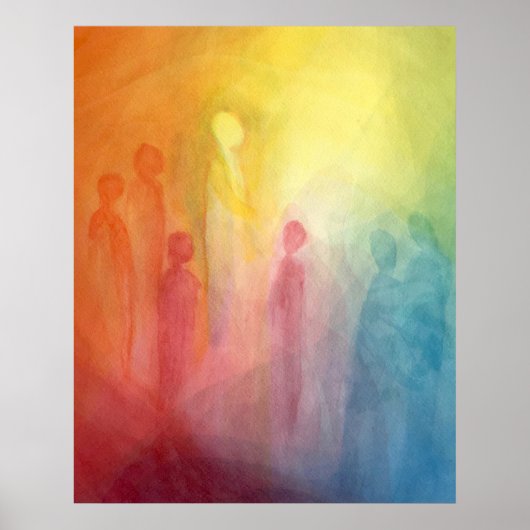 Gathering in the light poster (Vorne)
