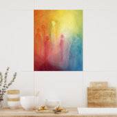 Gathering in the light poster (Küche)