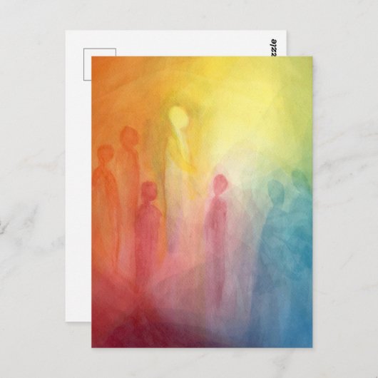 Gathering in the light postkarte (Vorne/Hinten)