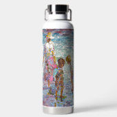Gathering Light © – Feine Kunst Wasserflasche Trinkflasche (Rückseite)