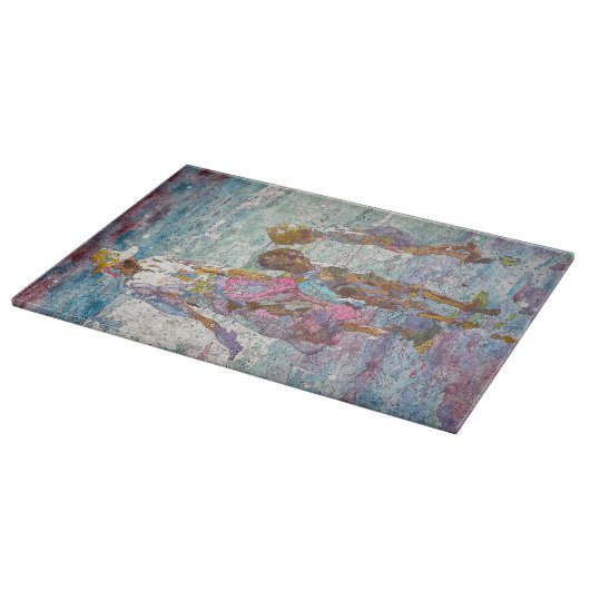 Gathering Light © – Fine Art Serving Board Schneidebrett (Ecke)