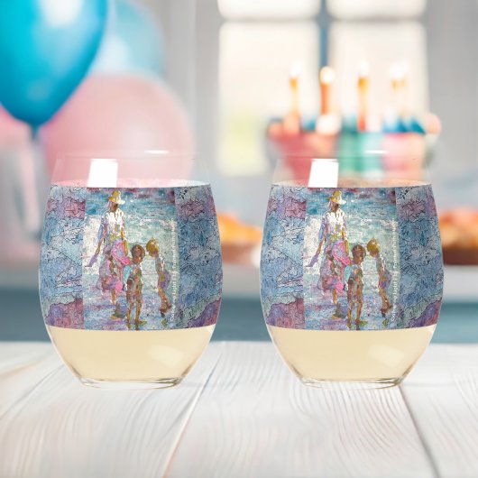 Gathering Light © – Fine Art Stemless Glas (Insitu (Baby Party))