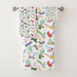 Gathering of Nudibranchs | Ocean Art Design Badhandtuch Set