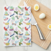 Gathering of Nudibranchs | Ocean Art Design Geschirrtuch (Viertel Falte)