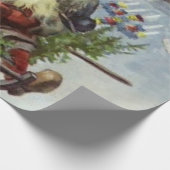 "Gathering Pine Boughs" Geschenkpapier (Ecke)