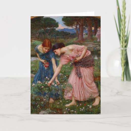 Gathering Rosebuds Karte (Vorderseite)