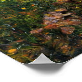 Gathering Summer Flowers in a Devonshire Garden Poster (Ecke)