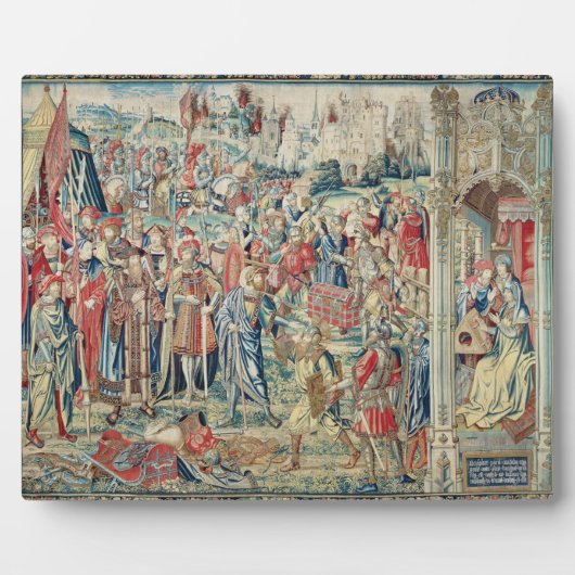 Gathering the Booty, Tapestry of David and Bathshe Fotoplatte (Vorderseite)