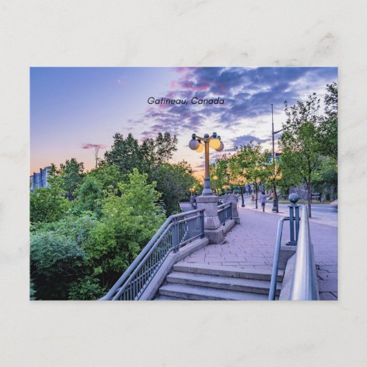 Gatineau, Kanada, Stadtbild Postkarte (Vorderseite)