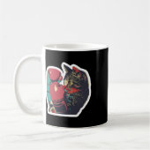 Gatito de Boxeo Cool Boxer Cat Boxing Handschuhe u Kaffeetasse (Links)