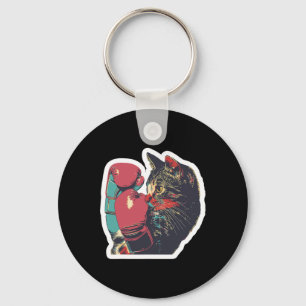 Gatito de Boxeo Cool Boxer Cat Boxing Handschuhe u Schlüsselanhänger