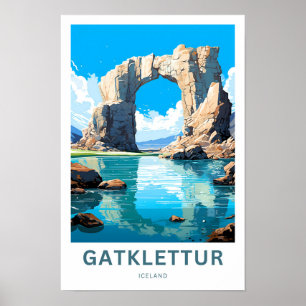 Gatklettur Ireland Travel Print Poster