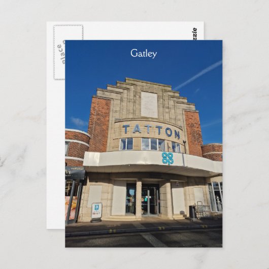Gatley Postkarte (Vorne/Hinten)