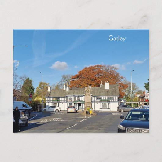 Gatley Postkarte (Vorderseite)