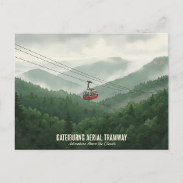 Gatlinburg Aerial Tramway Tennessee Postkarte
