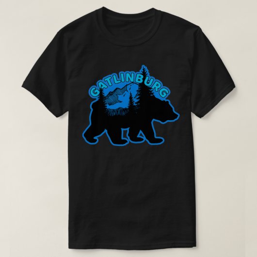 Gatlinburg Black Bear T-Shirt (Design vorne)