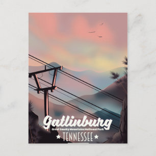 Gatlinburg Great Smoky Mountains Tennessee Postkarte
