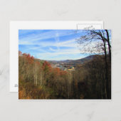 GatlinBurg in der Ferne Postkarte (Vorne/Hinten)