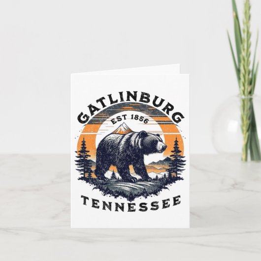 Gatlinburg Karte (Vorderseite)