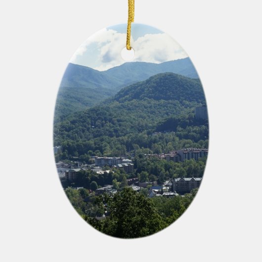 Gatlinburg Keramik Ornament (Vorne)