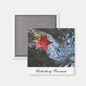 Gatlinburg Leaf Magnet (Vorderseite/Rückseite)