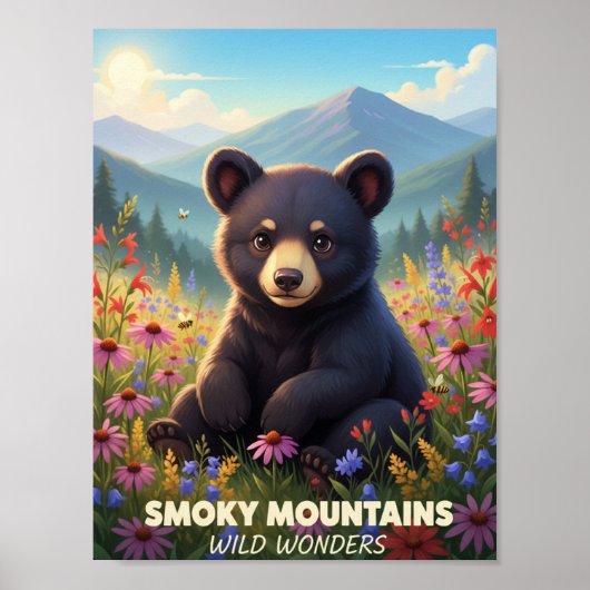 Gatlinburg Smokey Mountains Wilde Wunder Poster (Vorne)