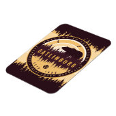 Gatlinburg Tennessee Bären Pine Trees Nature Magnet (Linke Seite)