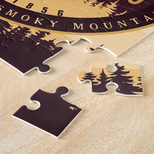 Gatlinburg Tennessee Bären Pine Trees Nature Puzzle (Seite)