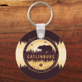 Gatlinburg Tennessee Bären Pine Trees Nature Schlüsselanhänger (Vorderseite)