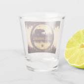 Gatlinburg Tennessee Bären Pine Trees Nature Schnapsglas (Rückseite)