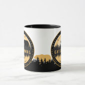 Gatlinburg Tennessee Bären Pine Trees Nature Tasse (Zentrum)