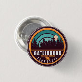 Gatlinburg Tennessee Berge Souvenirs Button (Vorne & Hinten)