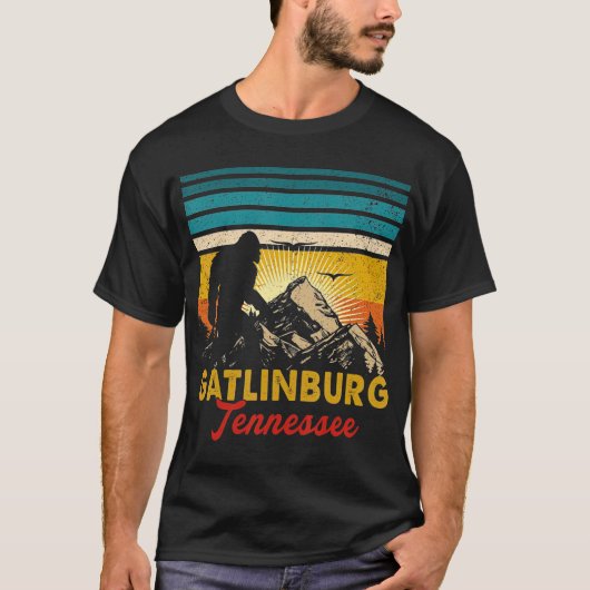 Gatlinburg Tennessee Bigfoot National Park T-Shirt (Vorderseite)