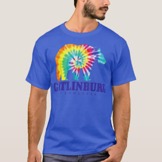 Gatlinburg Tennessee Gefärbte Krawatte Vintag Retr T-Shirt