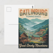 Gatlinburg Tennessee Great Smoking Mountains Postkarte (Vorne/Hinten)