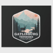 Gatlinburg Tennessee Große rauchige Berge Wandern Geschenkpapier (Flach)