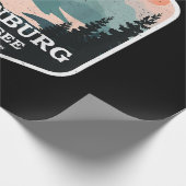 Gatlinburg Tennessee Große rauchige Berge Wandern Geschenkpapier (Ecke)