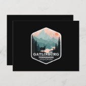 Gatlinburg Tennessee Große rauchige Berge Wandern Postkarte (Vorne/Hinten)