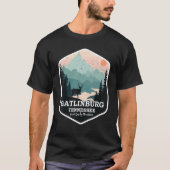 Gatlinburg Tennessee Große rauchige Berge Wandern T-Shirt (Vorderseite)