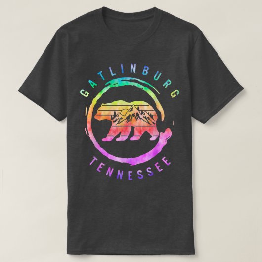 Gatlinburg Tennessee Große Smoky-Berge Bären so gu T-Shirt (Design vorne)