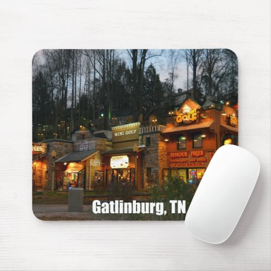 Gatlinburg, Tennessee Mousepad (Mit Mouse)