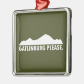 Gatlinburg Tennessee Ornament Aus Metall (Links)