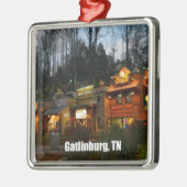 Gatlinburg, Tennessee Ornament Aus Metall (Links)