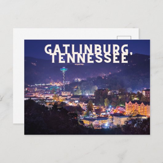 Gatlinburg, Tennessee Postcard Postkarte (Vorne/Hinten)