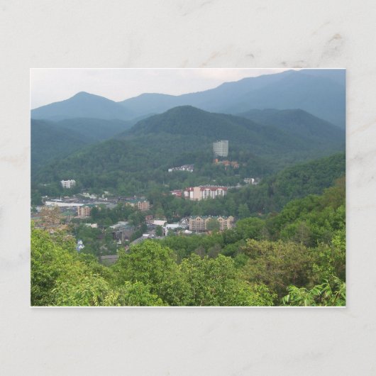 Gatlinburg, Tennessee Postkarte (Vorderseite)